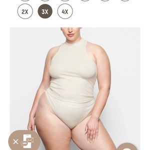 SKIMS COTTON RIB BRIEF NWT 3X